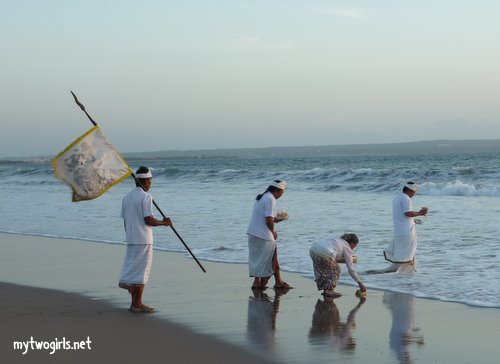A Priestess Officiating the ceremony